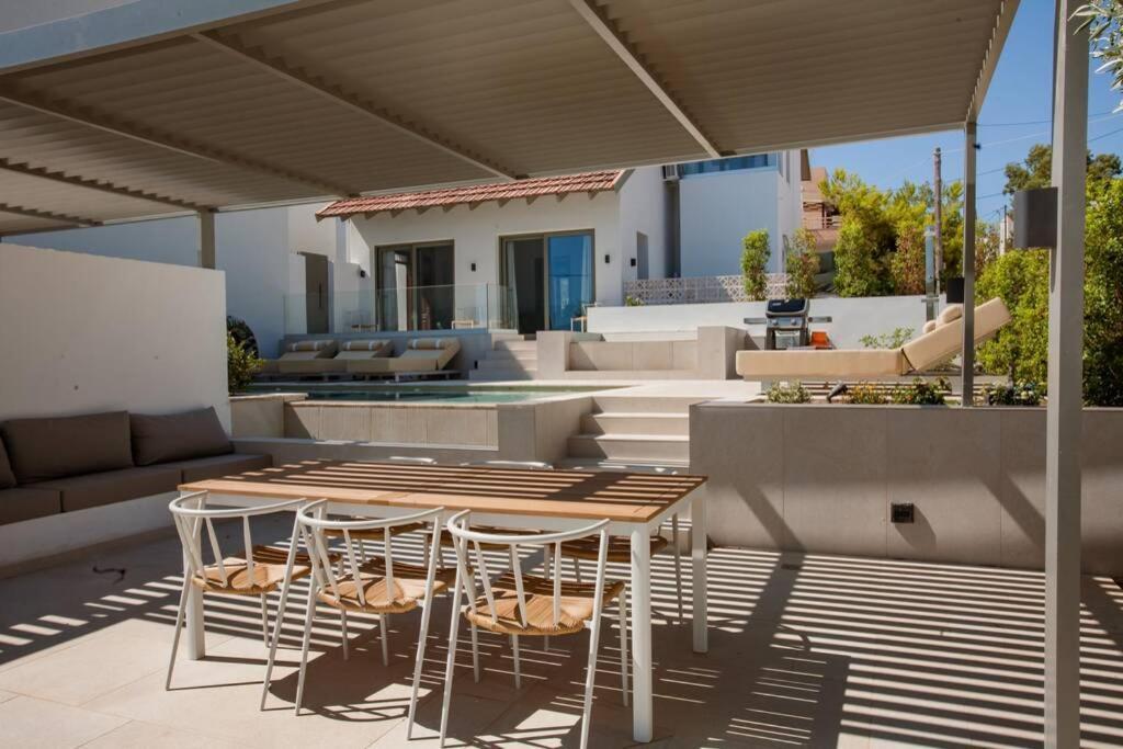 Chania Living Stories Villa With Piano Экстерьер фото