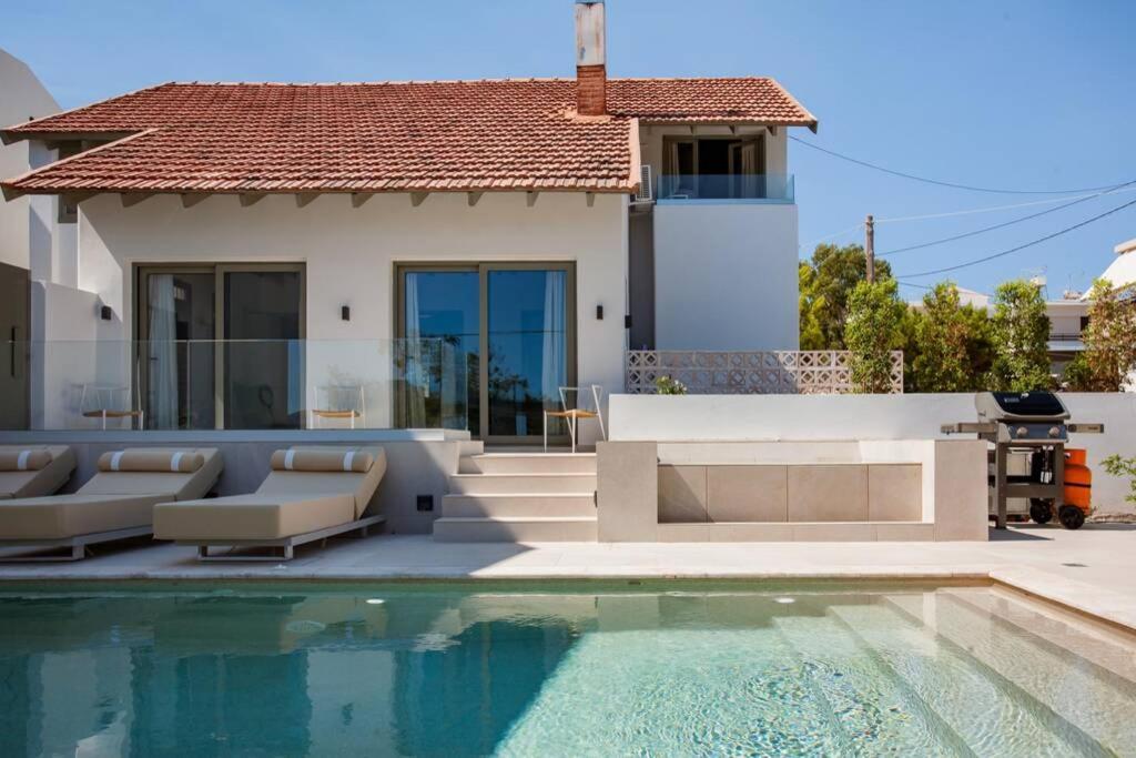 Chania Living Stories Villa With Piano Экстерьер фото