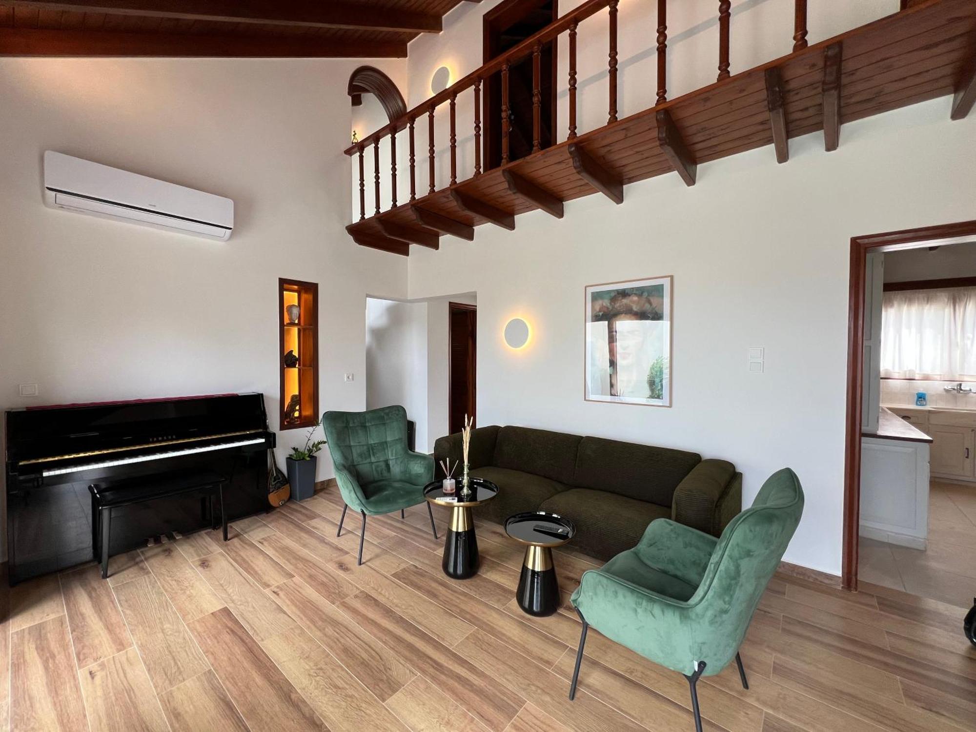 Chania Living Stories Villa With Piano Экстерьер фото